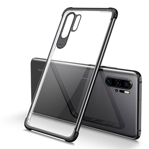 Funda Silicona Ultrafina Carcasa Transparente S01 para Huawei P30 Pro New Edition Negro