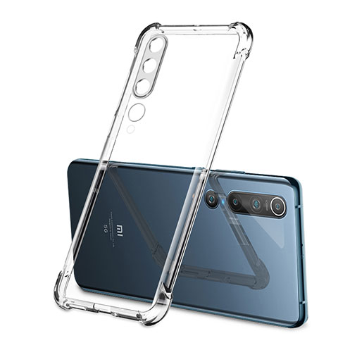 Funda Silicona Ultrafina Carcasa Transparente S01 para Xiaomi Mi 10 Claro