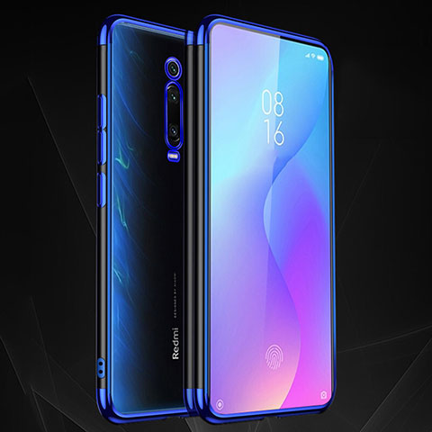 Funda Silicona Ultrafina Carcasa Transparente S01 para Xiaomi Mi 9T Azul
