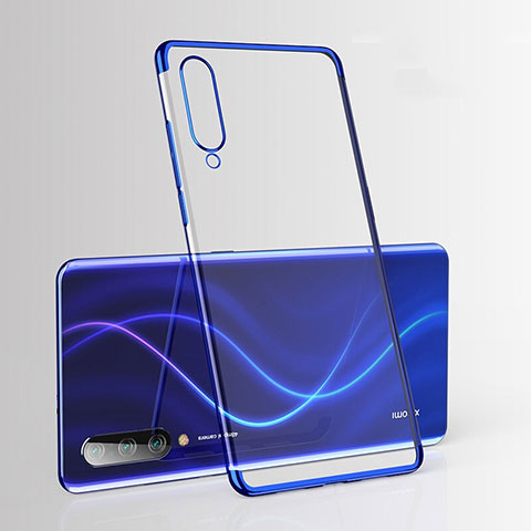 Funda Silicona Ultrafina Carcasa Transparente S01 para Xiaomi Mi A3 Azul