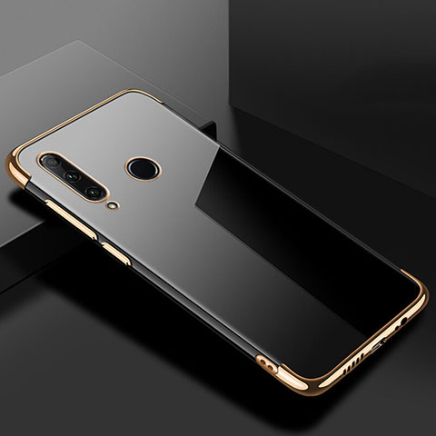 Funda Silicona Ultrafina Carcasa Transparente S02 para Huawei Honor 20i Oro