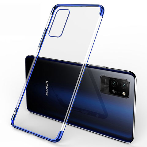 Funda Silicona Ultrafina Carcasa Transparente S02 para Huawei Honor Play4 Pro 5G Azul