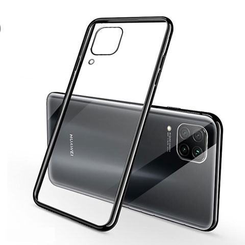 Funda Silicona Ultrafina Carcasa Transparente S02 para Huawei Nova 6 SE Negro