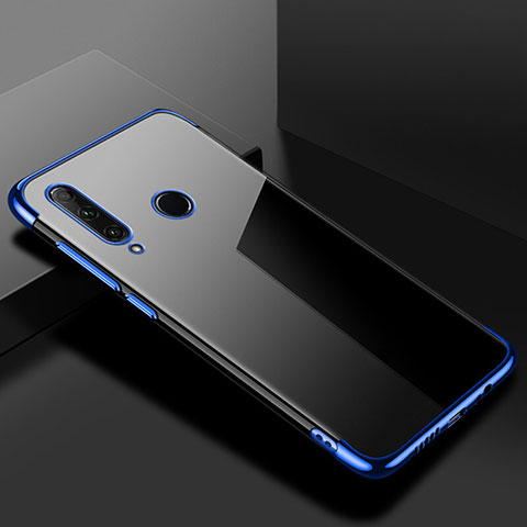 Funda Silicona Ultrafina Carcasa Transparente S02 para Huawei P Smart+ Plus (2019) Azul