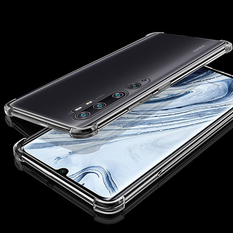 Funda Silicona Ultrafina Carcasa Transparente S02 para Xiaomi Mi Note 10 Pro Claro