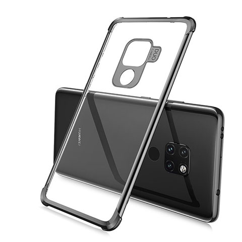 Funda Silicona Ultrafina Carcasa Transparente S03 para Huawei Mate 20 Negro