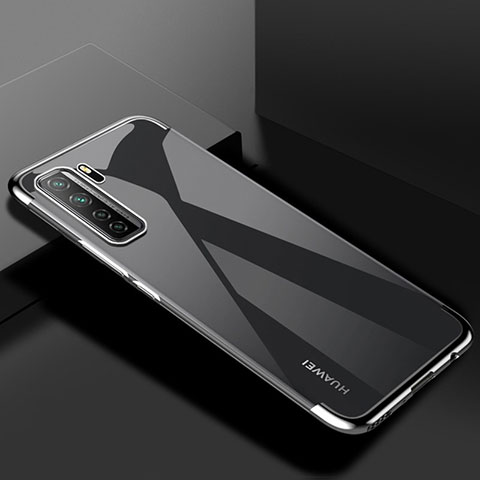 Funda Silicona Ultrafina Carcasa Transparente S03 para Huawei Nova 7 SE 5G Plata