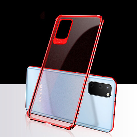 Funda Silicona Ultrafina Carcasa Transparente S03 para Samsung Galaxy S20 Plus 5G Rojo