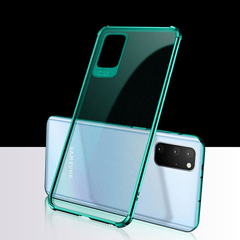 Funda Silicona Ultrafina Carcasa Transparente S03 para Samsung Galaxy S20 Plus Verde