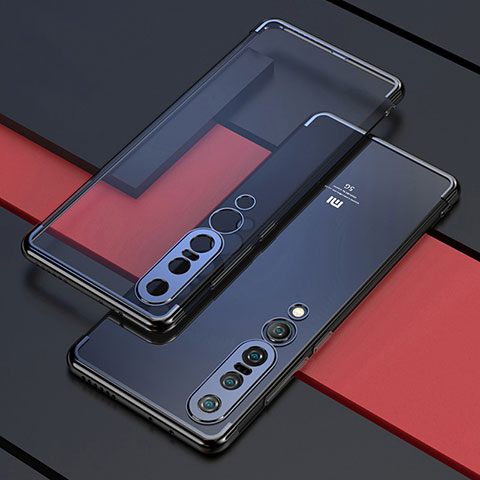 Funda Silicona Ultrafina Carcasa Transparente S03 para Xiaomi Mi 10 Pro Negro