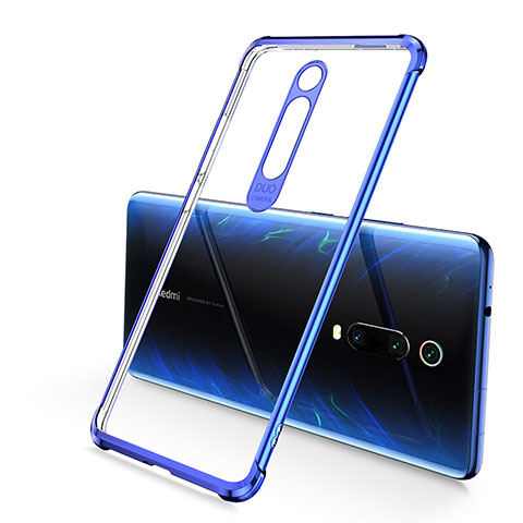Funda Silicona Ultrafina Carcasa Transparente S03 para Xiaomi Mi 9T Pro Azul