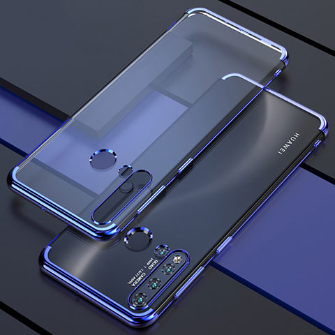 Funda Silicona Ultrafina Carcasa Transparente S04 para Huawei P20 Lite (2019) Azul