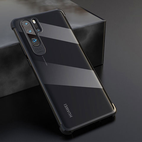 Funda Silicona Ultrafina Carcasa Transparente S04 para Huawei P30 Pro New Edition Negro