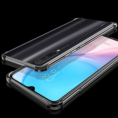 Funda Silicona Ultrafina Carcasa Transparente S04 para Xiaomi Mi A3 Negro
