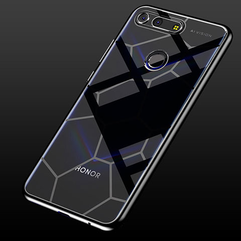 Funda Silicona Ultrafina Carcasa Transparente S05 para Huawei Honor V20 Negro