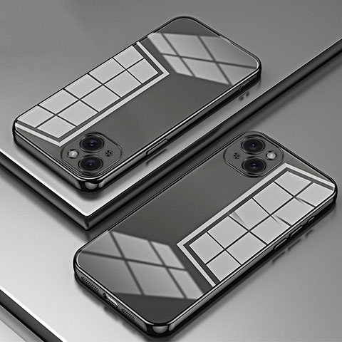 Funda Silicona Ultrafina Carcasa Transparente SY1 para Apple iPhone 14 Negro