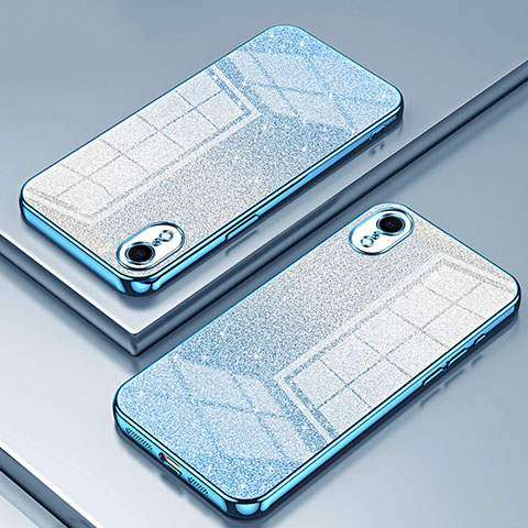 Funda Silicona Ultrafina Carcasa Transparente SY1 para Apple iPhone XR Azul