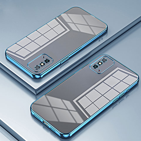 Funda Silicona Ultrafina Carcasa Transparente SY1 para Huawei Honor X10 Max 5G Azul