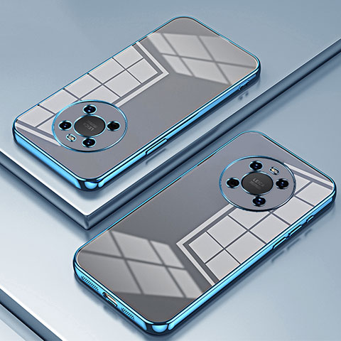 Funda Silicona Ultrafina Carcasa Transparente SY1 para Huawei Mate 40 Azul