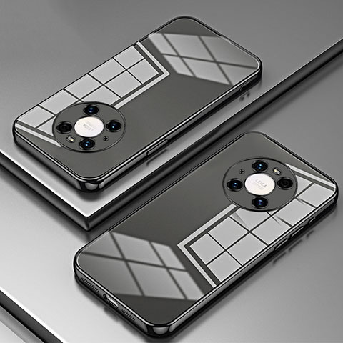 Funda Silicona Ultrafina Carcasa Transparente SY1 para Huawei Mate 40 Pro Negro