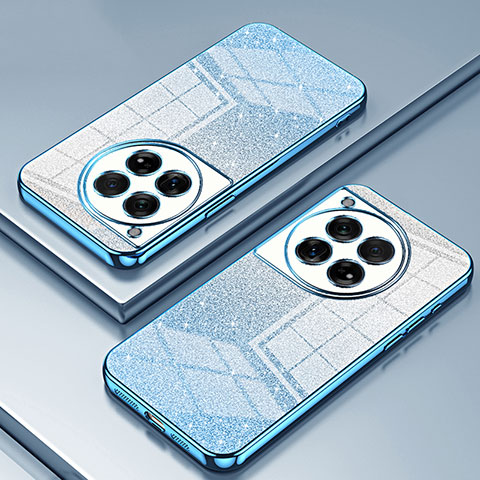 Funda Silicona Ultrafina Carcasa Transparente SY1 para OnePlus 12 5G Azul