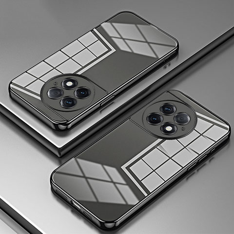 Funda Silicona Ultrafina Carcasa Transparente SY1 para OnePlus Ace 2 Pro 5G Negro