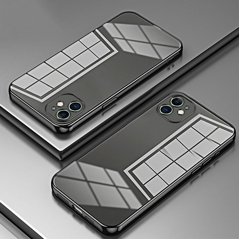 Funda Silicona Ultrafina Carcasa Transparente SY2 para Apple iPhone 11 Negro