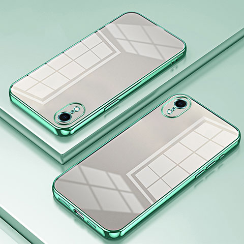 Funda Silicona Ultrafina Carcasa Transparente SY2 para Apple iPhone XR Verde