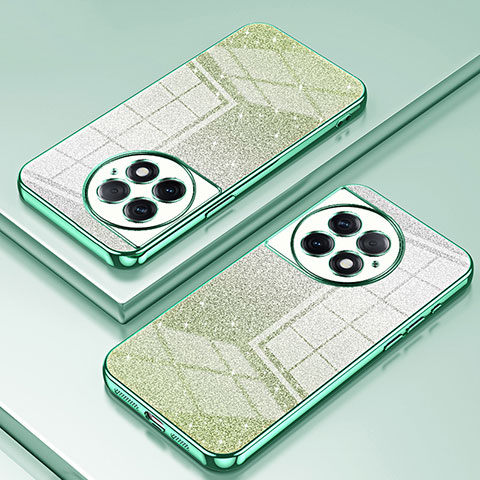 Funda Silicona Ultrafina Carcasa Transparente SY2 para OnePlus Ace 2 Pro 5G Verde