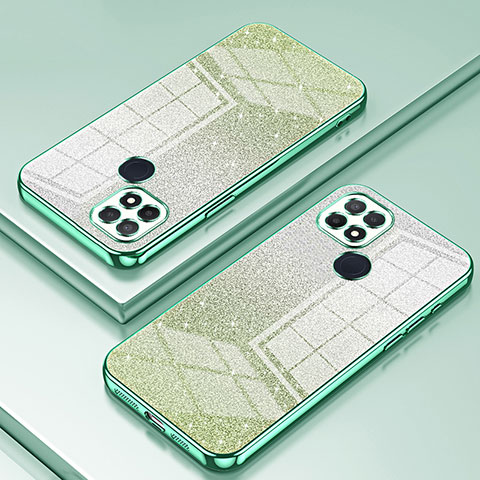 Funda Silicona Ultrafina Carcasa Transparente SY2 para Oppo A15 Verde