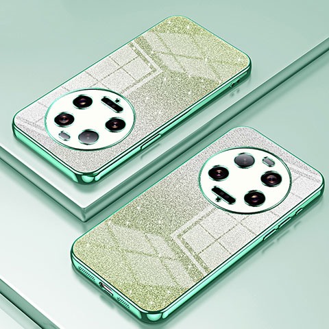 Funda Silicona Ultrafina Carcasa Transparente SY2 para Xiaomi Mi 13 Ultra 5G Verde