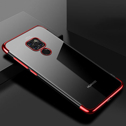 Funda Silicona Ultrafina Carcasa Transparente U01 para Huawei Mate 20 Rojo