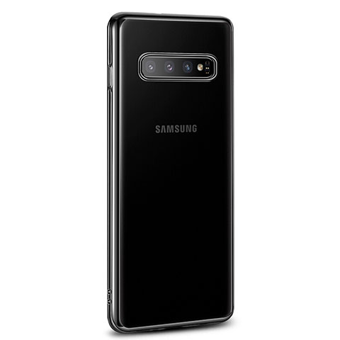 Funda Silicona Ultrafina Carcasa Transparente U04 para Samsung Galaxy S10 5G Negro