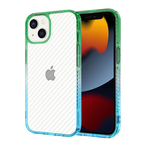 Funda Silicona Ultrafina Carcasa Transparente YJ1 para Apple iPhone 13 Multicolor