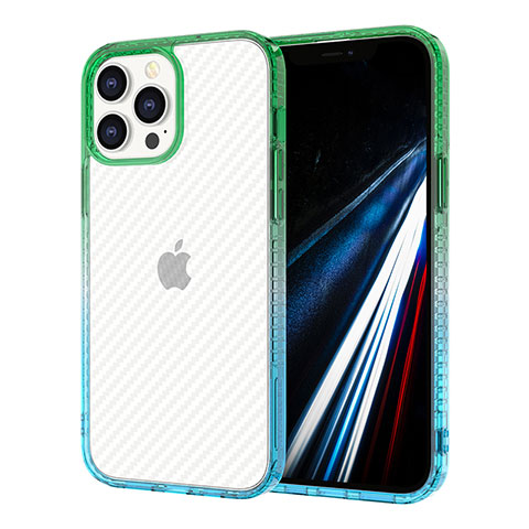 Funda Silicona Ultrafina Carcasa Transparente YJ1 para Apple iPhone 13 Pro Max Multicolor