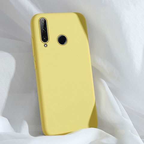 Funda Silicona Ultrafina Goma 360 Grados Carcasa C01 para Huawei Honor 20 Lite Amarillo