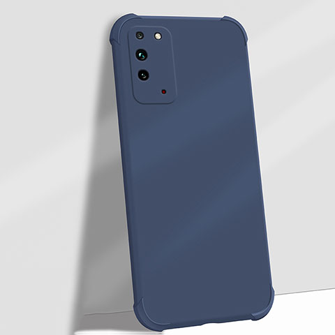 Funda Silicona Ultrafina Goma 360 Grados Carcasa C01 para Huawei Honor X10 5G Azul