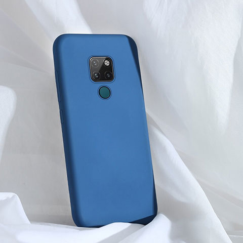 Funda Silicona Ultrafina Goma 360 Grados Carcasa C01 para Huawei Mate 20 Azul