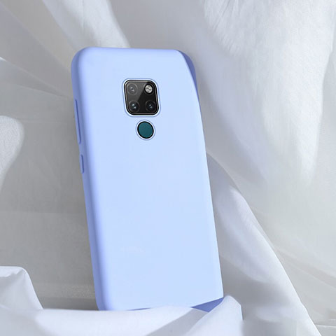 Funda Silicona Ultrafina Goma 360 Grados Carcasa C01 para Huawei Mate 20 Azul Cielo