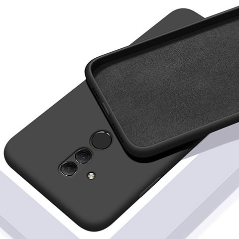 Funda Silicona Ultrafina Goma 360 Grados Carcasa C01 para Huawei Mate 20 Lite Negro