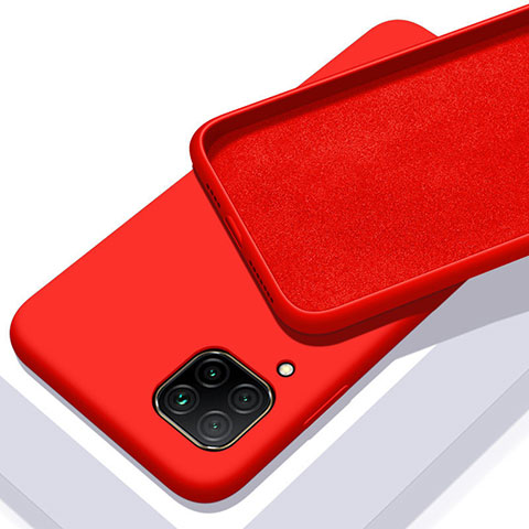 Funda Silicona Ultrafina Goma 360 Grados Carcasa C01 para Huawei Nova 7i Rojo