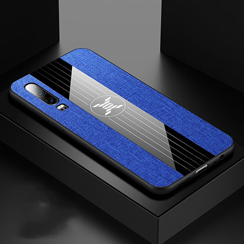 Funda Silicona Ultrafina Goma 360 Grados Carcasa C01 para Huawei P30 Azul