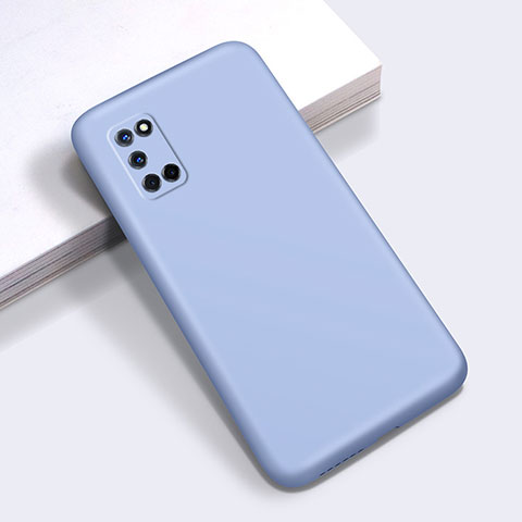 Funda Silicona Ultrafina Goma 360 Grados Carcasa C01 para Oppo A92 Azul Cielo