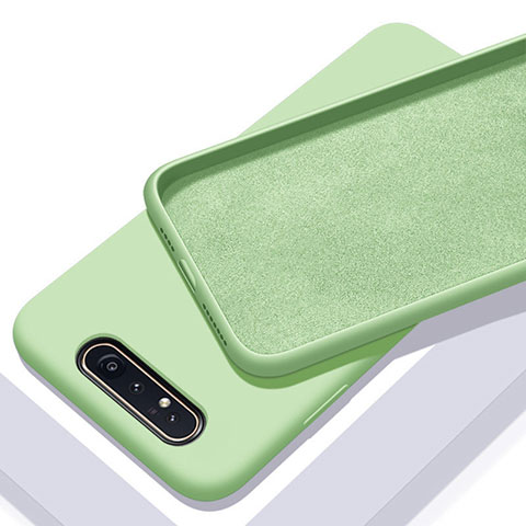 Funda Silicona Ultrafina Goma 360 Grados Carcasa C01 para Samsung Galaxy A90 4G Verde