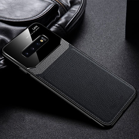 Funda Silicona Ultrafina Goma 360 Grados Carcasa C01 para Samsung Galaxy S10 5G Negro