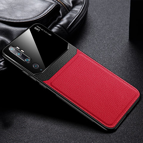 Funda Silicona Ultrafina Goma 360 Grados Carcasa C01 para Xiaomi Mi Note 10 Rojo