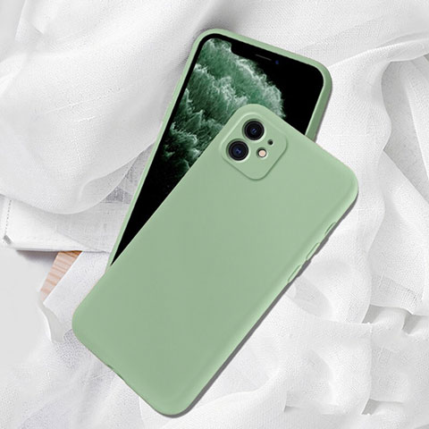 Funda Silicona Ultrafina Goma 360 Grados Carcasa C02 para Apple iPhone 11 Cian