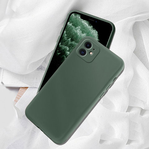 Funda Silicona Ultrafina Goma 360 Grados Carcasa C02 para Apple iPhone 11 Verde