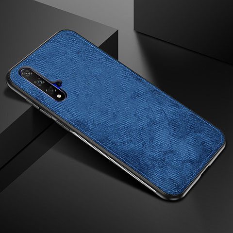 Funda Silicona Ultrafina Goma 360 Grados Carcasa C02 para Huawei Honor 20 Azul