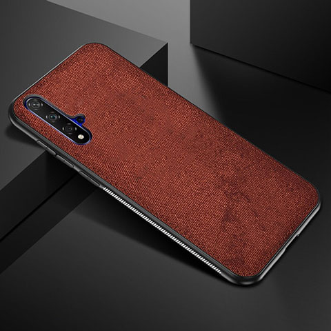 Funda Silicona Ultrafina Goma 360 Grados Carcasa C02 para Huawei Honor 20 Marron